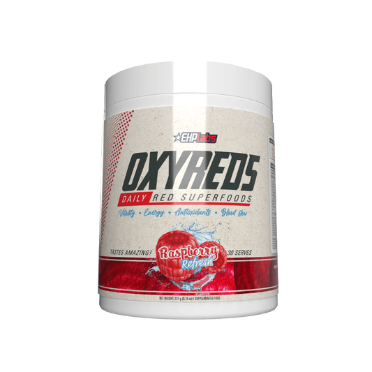EHP Labs OxyReds Reds Powder & EHP-OXYREDS-30SRV-RaspRe