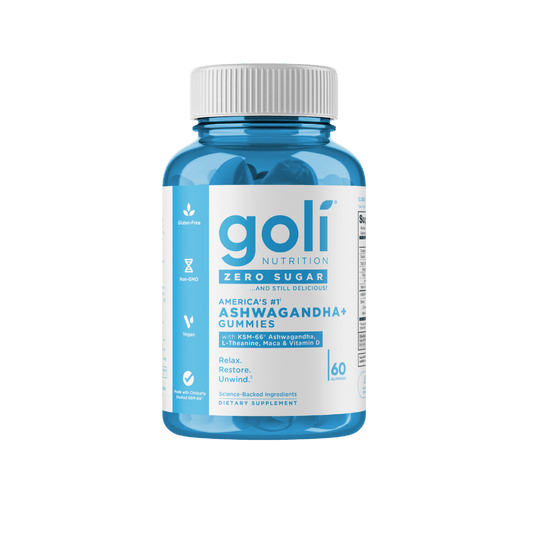 Goli - Zero Sugar Ashwagandha Gummies & GOLI-ASHWA-GUMMIES-60BERRY-NoSUG