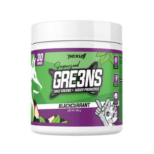 Nexus Superfood Gre3ns & NEXUS-Gre3ns-30Srv-BlkCur