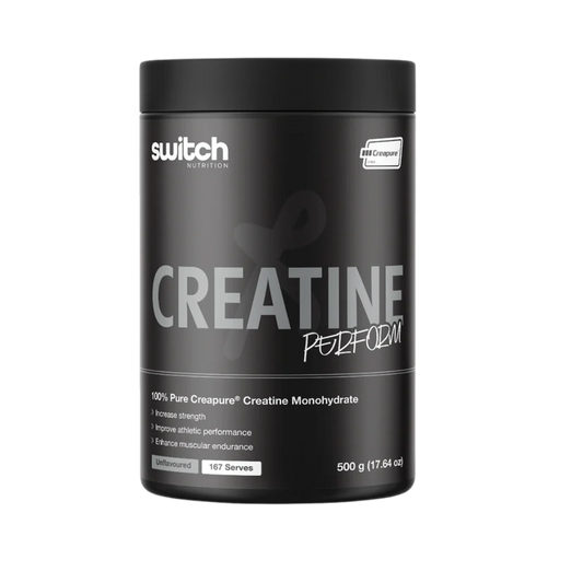 Switch Nuitrition 100% Pure Creapure Creatine & SWITCH-CreaPure-500g-Unf