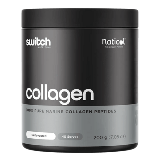 Switch Nutrition - Marine Collagen (Naticol) & SWITCH-COLLAGEN-200g-UNFLAV