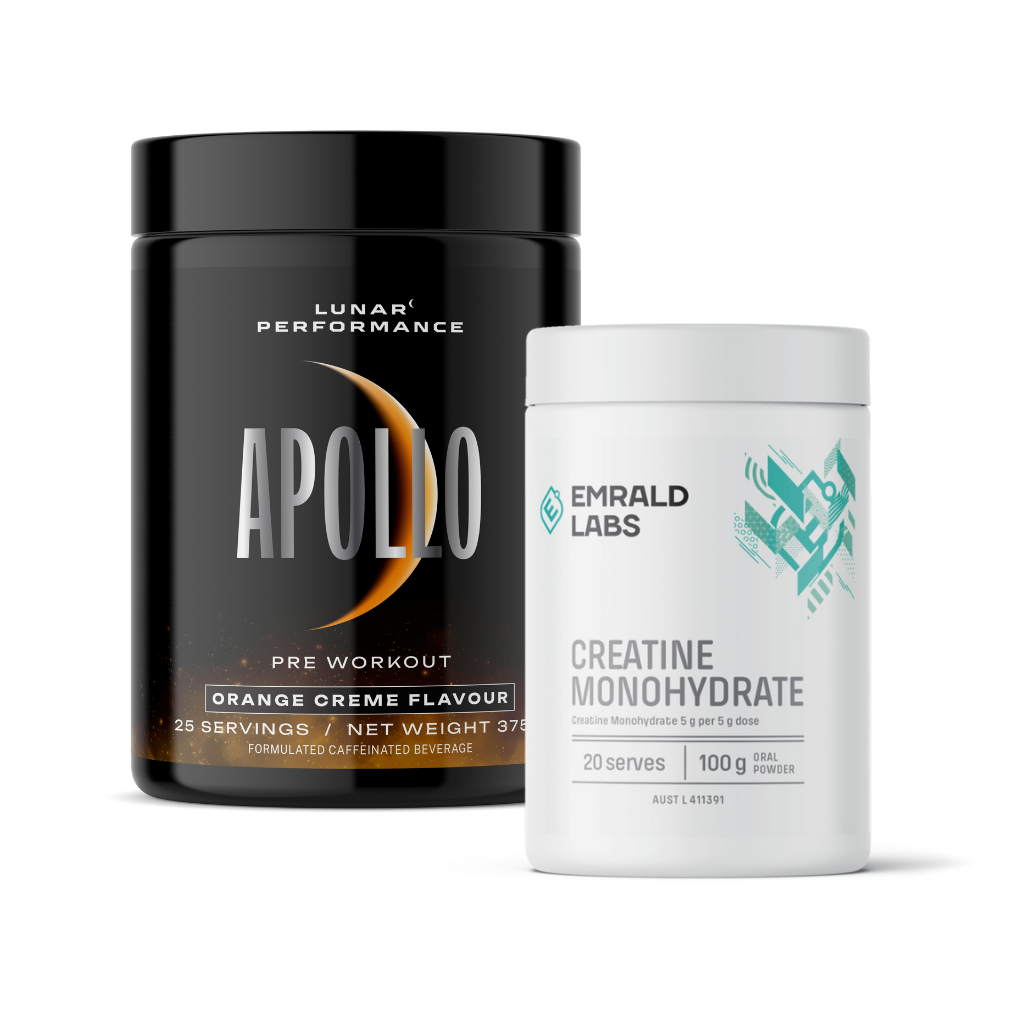 Apollo Pre Workout and Free Creatine Stack and Save on Pre Workout