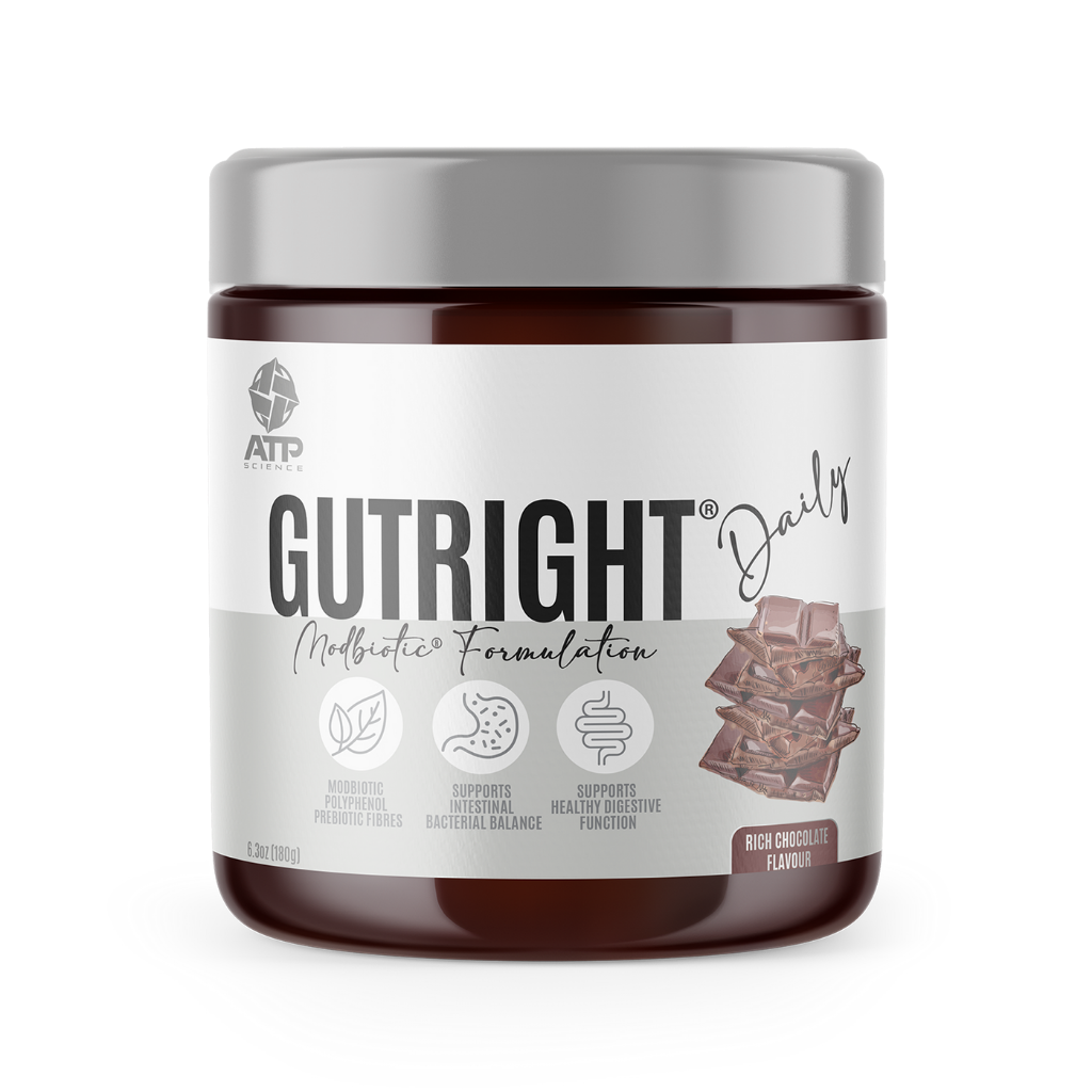 ATP Science GutRight (1) & ATP-GUTRIGHT-DAILY-150g-RChoc