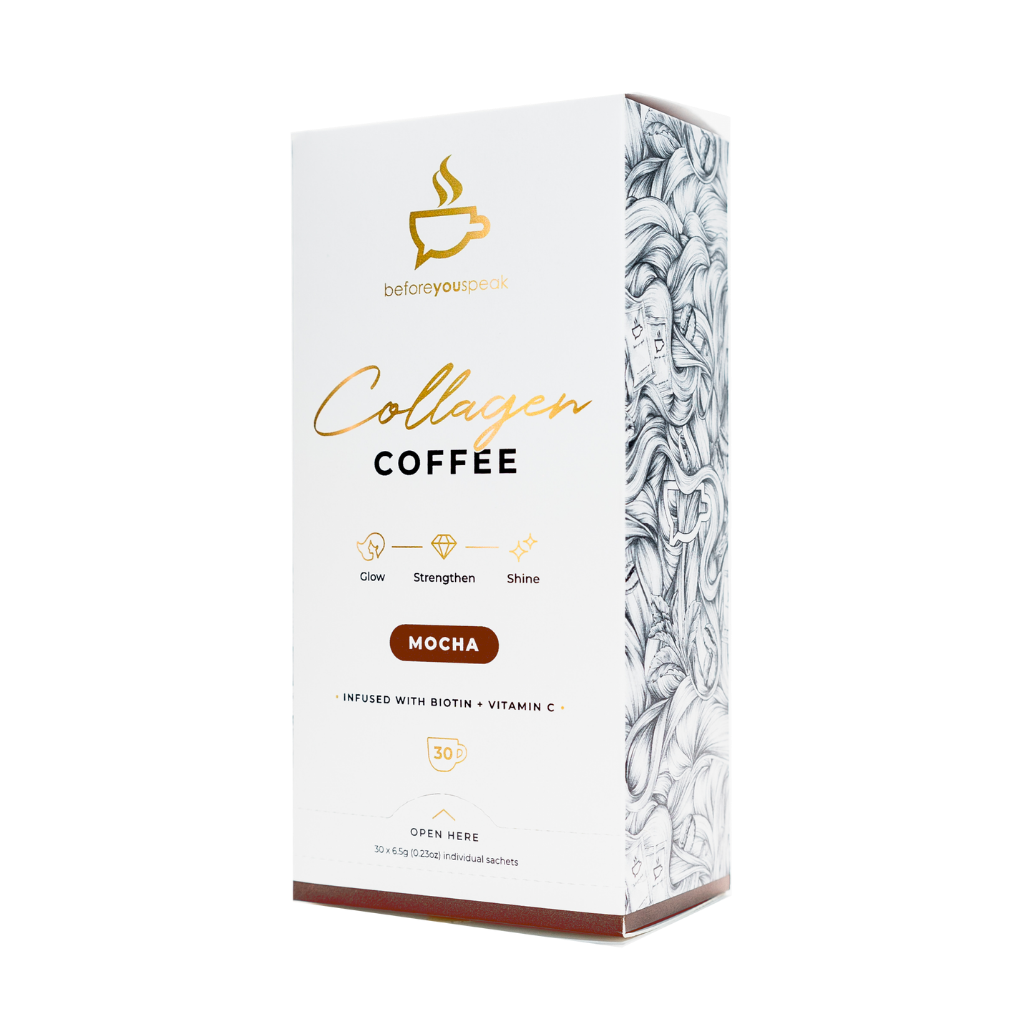 Before You Speak Collagen Coffee GLOW & BYS-Collagen-Cof-30srv-Moc