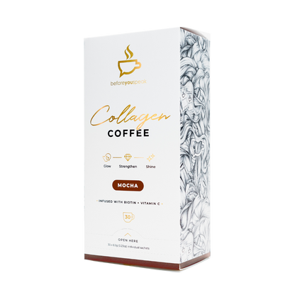 Before You Speak Collagen Coffee GLOW & BYS-Collagen-Cof-30srv-Moc