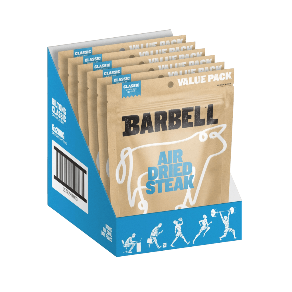 Barbell Foods - Biltong (4) & BBF-BILTONG-6x200g-Class