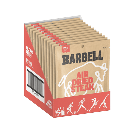 Barbell Foods - Biltong & BBF-BILTONG-12x70g-Chill
