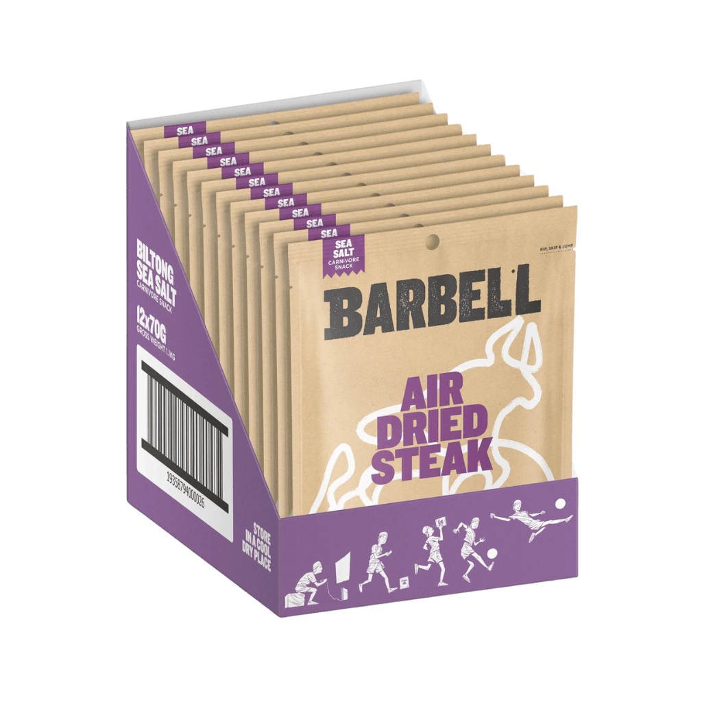 Barbell Foods - Biltong (2) & BBF-BILTONG-12x70g-SS