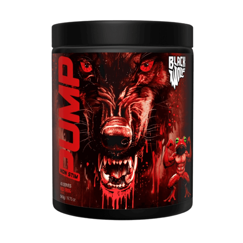 Black Wolf Pump Non Stim.3 (2) & BW-PUMP-40SRV-Red
