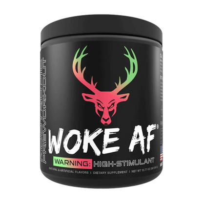 Bucked Up Woke AF (3) & DASLABS-WokeAF-30Srv-Straw