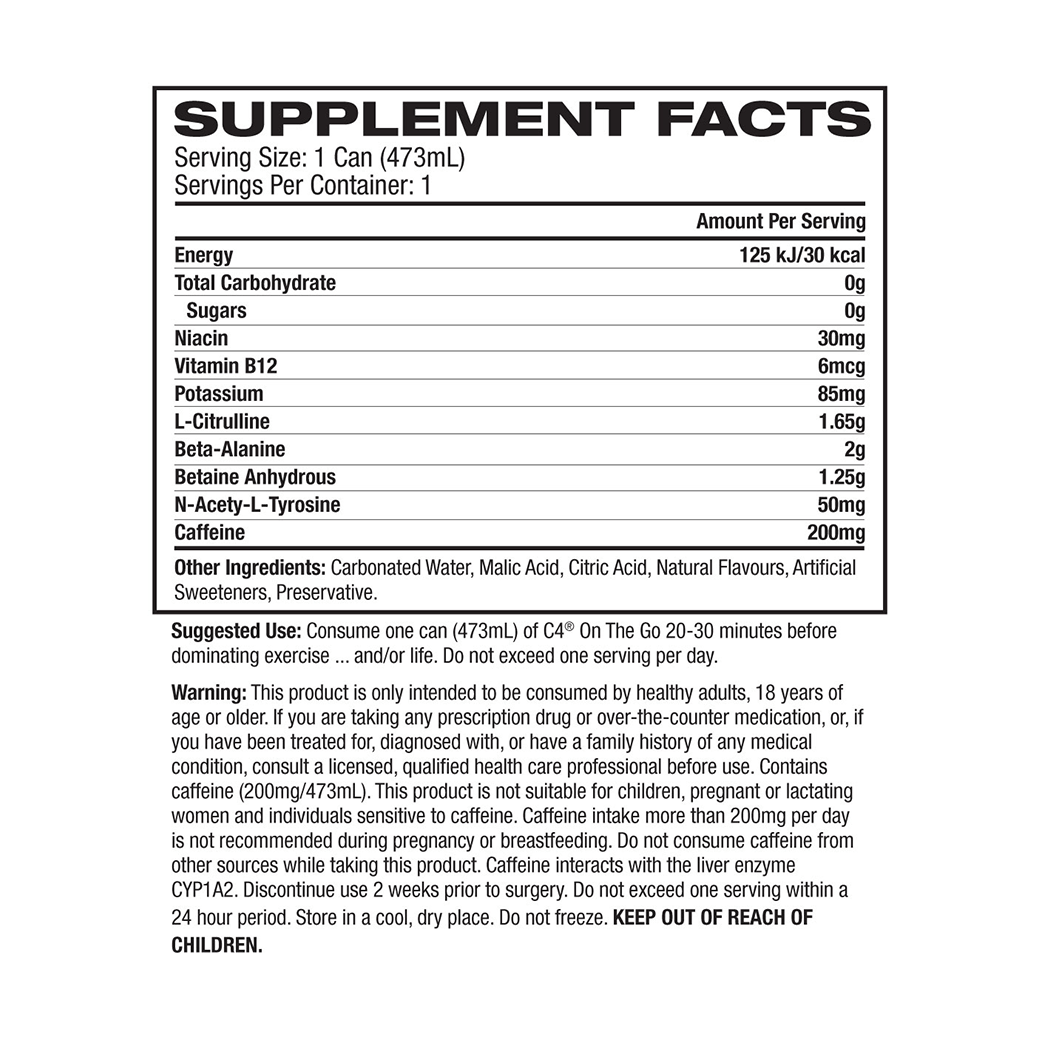 Cellucor C4 Original Carbonated Cans (9)