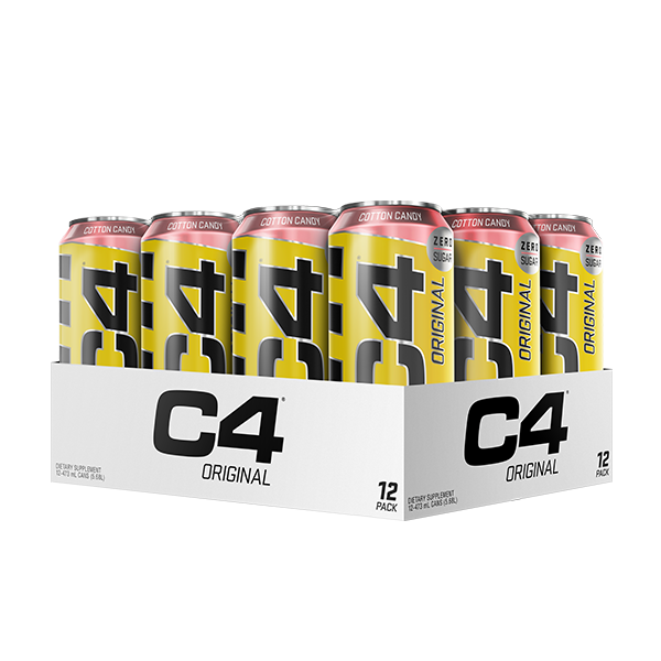 Cellucor C4 Original Carbonated Cans (2) & Cellucor-C4CAN-CASE12x473mL-COTTON