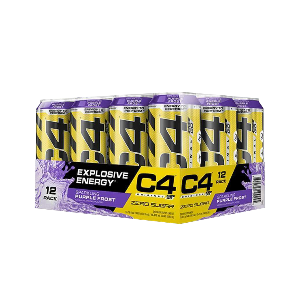 Cellucor C4 Original Carbonated Cans & Cellucor-C4CAN-CASE12x473mL-PURF