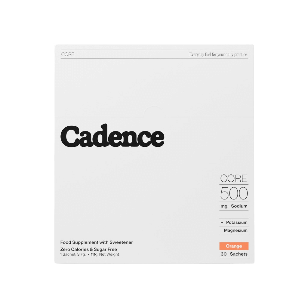 Cadence - Core 500 Hydration (1) & CADENCE-CORE-FOOD-SUPP-30x3.7g-Oran