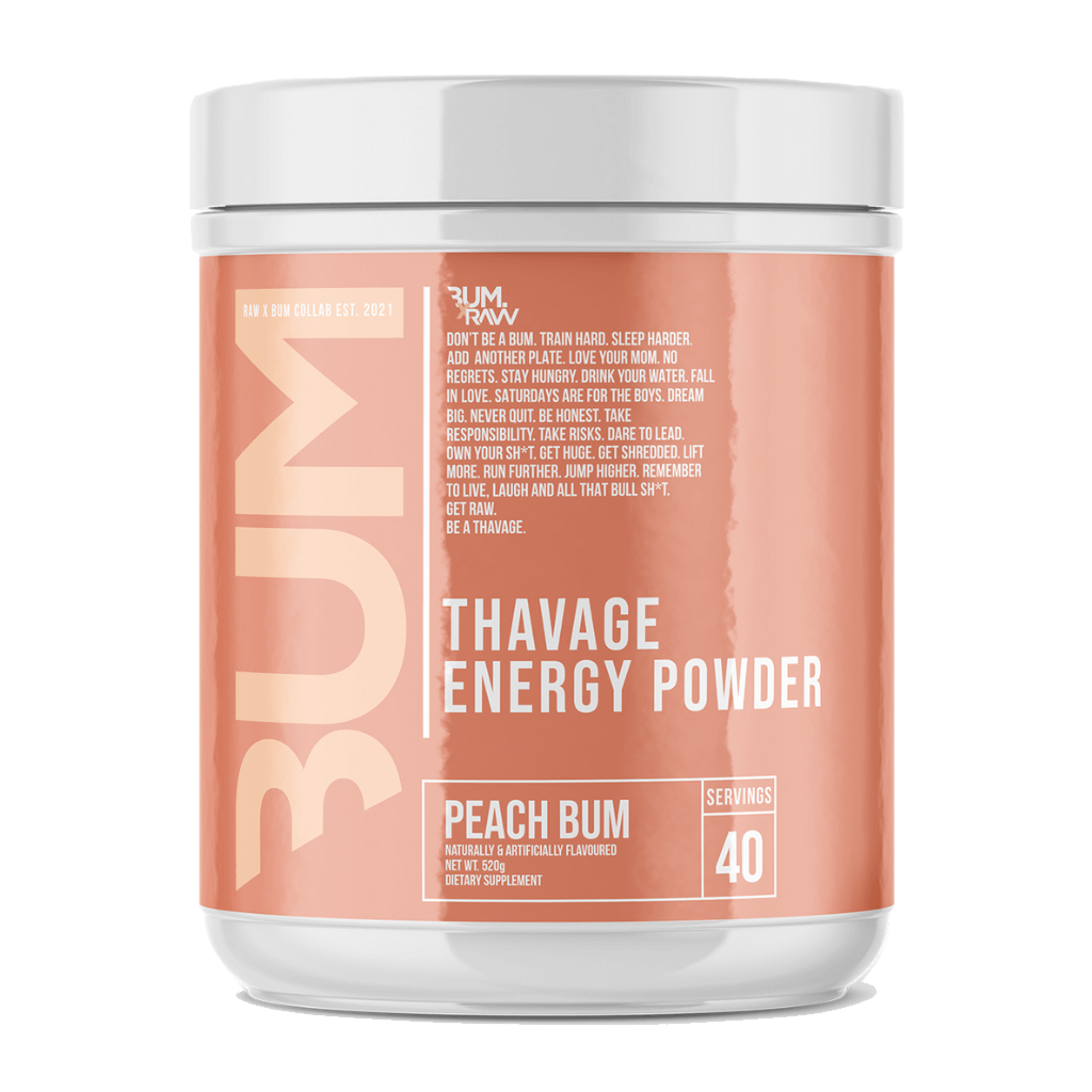 CBUM Thavage Pre-Workout 40 Serves (3) & CBUM-THAVAGE-40SRV-Peach