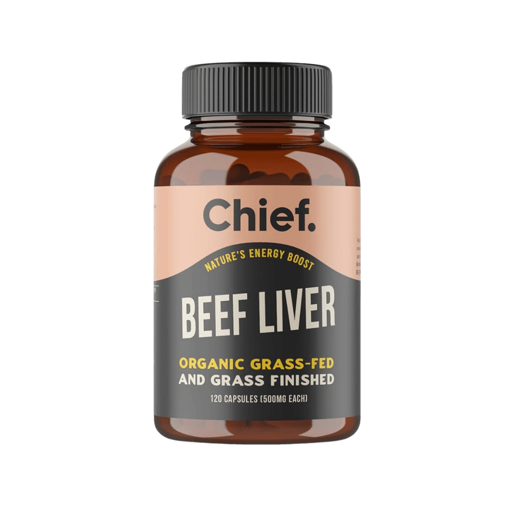 Chief Nutrition Beef Liver Capsules & CHIEF-BEEF-LIVER-CAPS-120