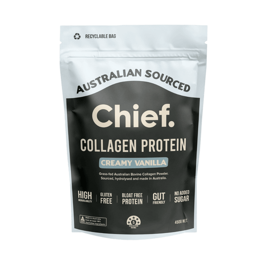Chief Nutrition - Grass Fed Collagen Protein & CHIEF-COLL-PROTEIN-30SRV-Van