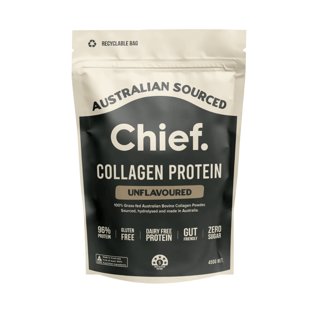 Chief Nutrition - Grass Fed Collagen Protein (2) & CHIEF-COLL-PROTEIN-30SRV-Unflav