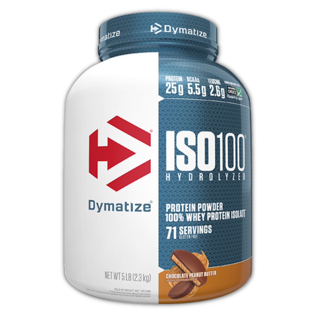 Dymatize Iso 100 & Dymatize-ISO100-76Srv-ChocB