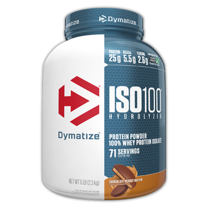 Dymatize Iso 100 & Dymatize-ISO100-76Srv-ChocB