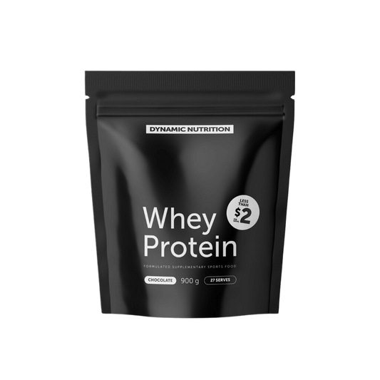 Dynamic Nutrition Whey Protein & DYNAMIC-NUTRITION-WHEY-900G-CHOC