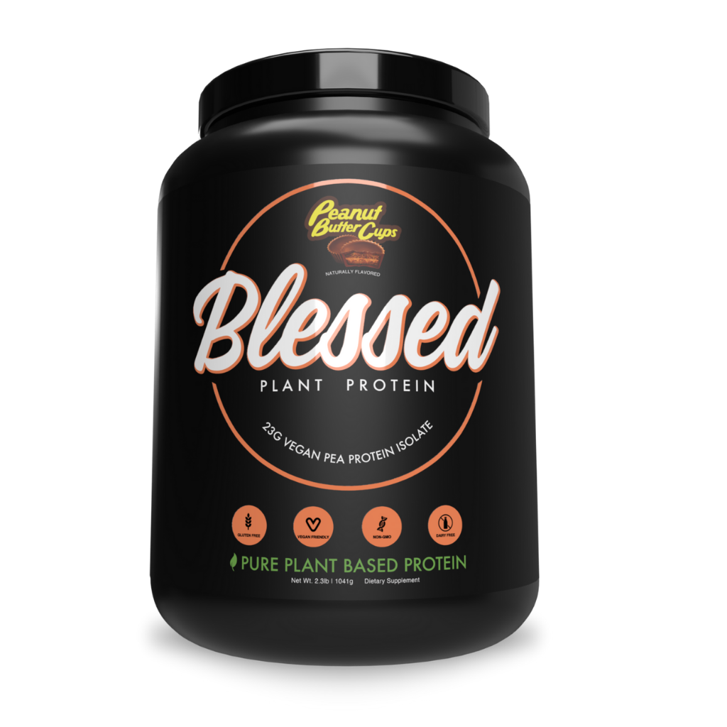 Blessed Vegan Protein (19) & EHPLabs-blessed-908g-PB