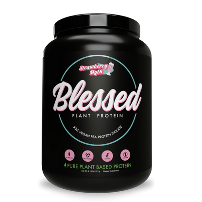 Blessed Vegan Protein (14) & EHP-BLS-908G-STRW