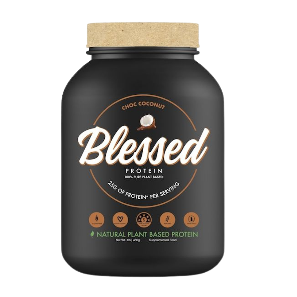 Blessed Vegan Protein (2) & EHPLabs-Blessed-454g-Cookie