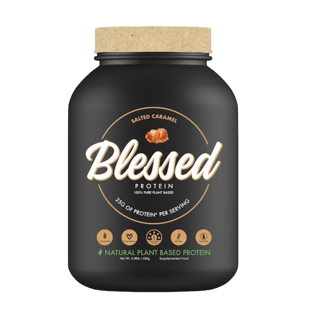 Blessed Vegan Protein (4) & EHPLabs-Blessed-454g-Salt