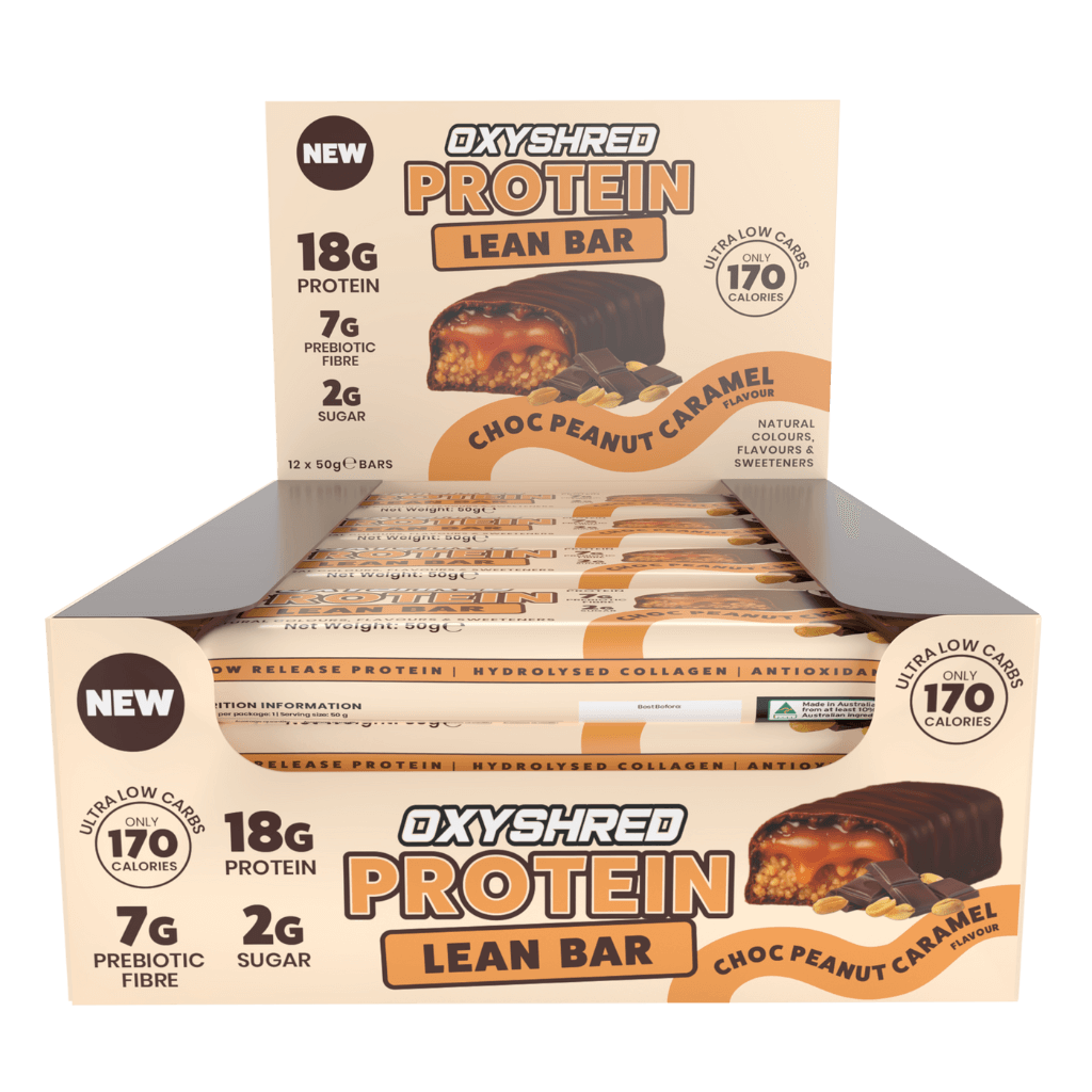 EHP Labs - Oxyshred Lean Protein Bar & EHP-Lean-Bar-Box12-ChcPea