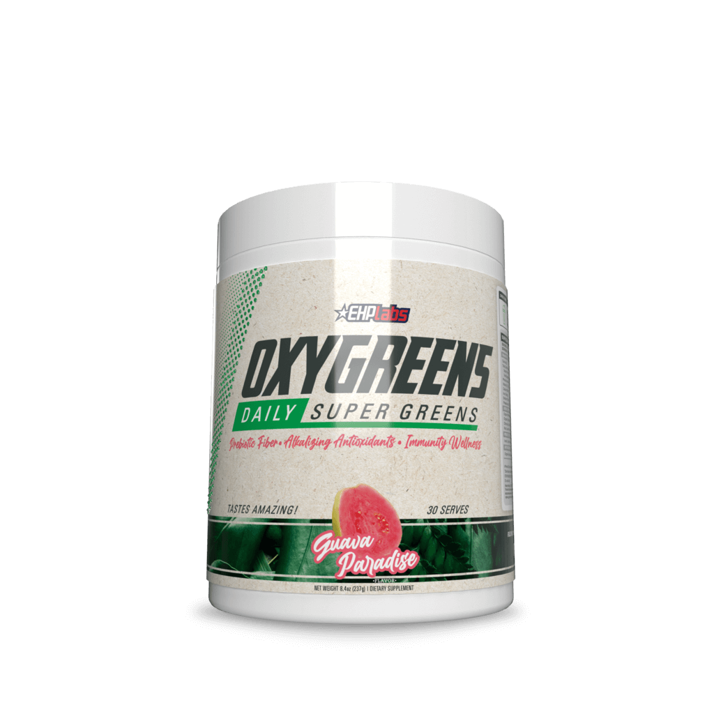 EHP Labs OxyGreens Greens Powder (4) & EHP-OXYGREENS-30SRV-Guava