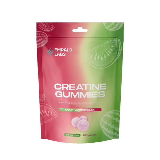 Emrald Labs - Creatine Gummies & EMRALD-Crea-Gum-90Gum -SourW