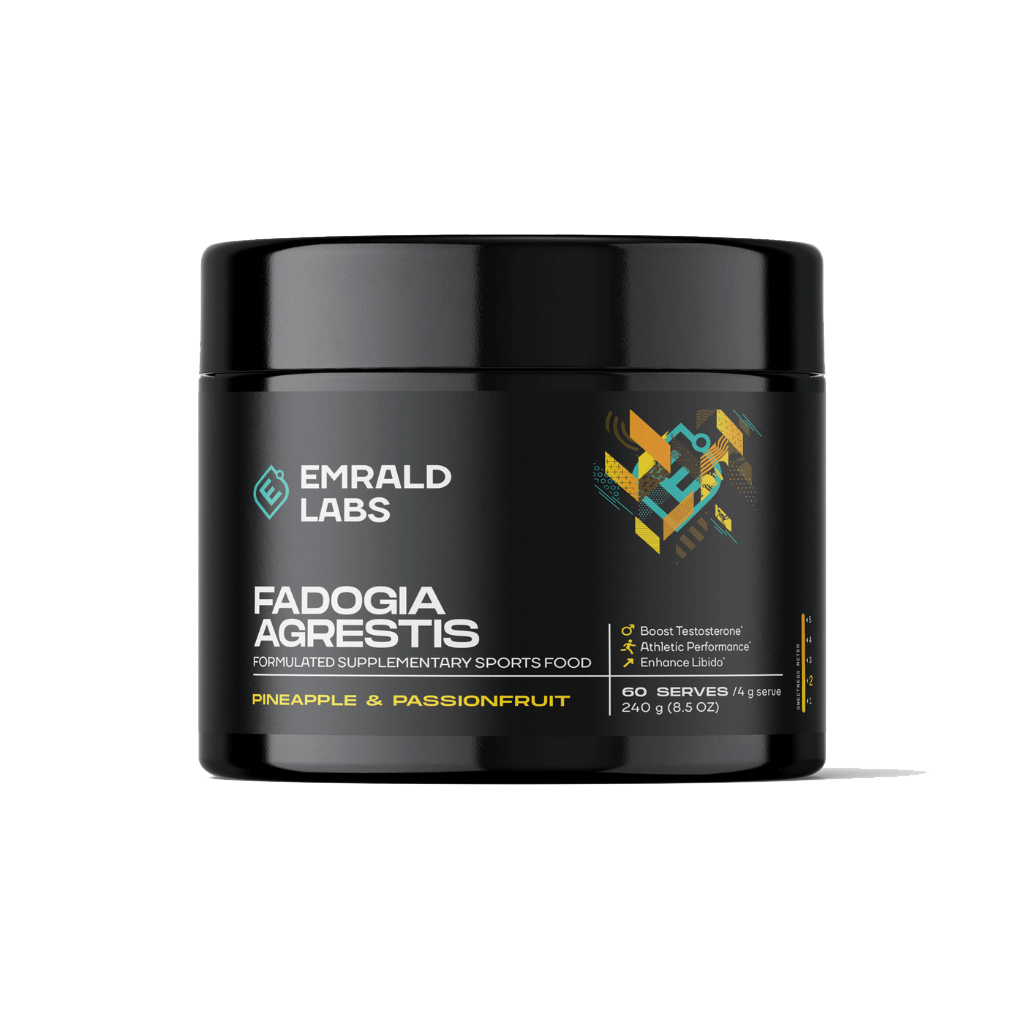 Emrald Labs Fadogia Agrestis & EMRALD-Fadogia-Powder-60s-PinePas