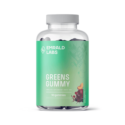 Emrald Labs Greens Gummy & EL-GREENS-GUMMY-90-Red