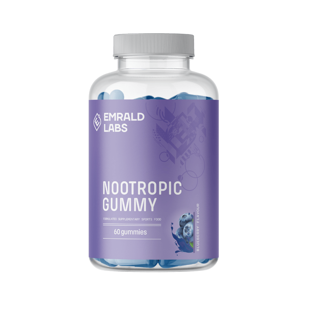 Emrald Labs - Nootropic Gummy & EMRALD-Noot-60GUM-Blu