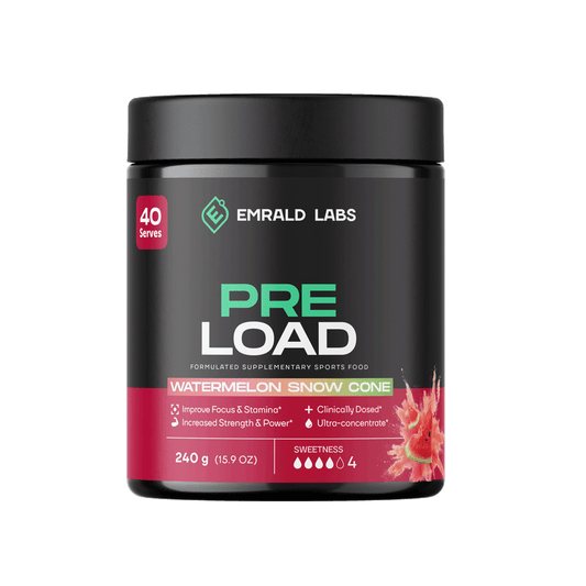 Emrald Labs Pre Load Pre Workout & EL-Pre-Load-240g-WSC