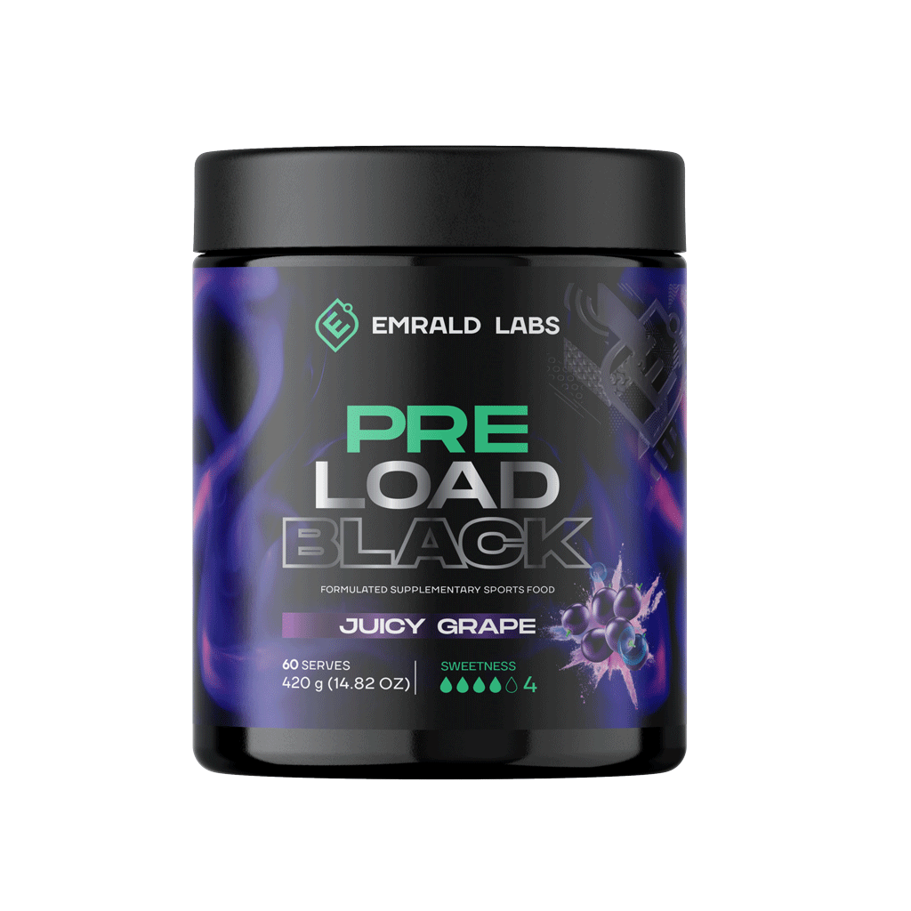 Emrald Labs Pre Load Black (4) & EL-PRE-LOAD-BLACK-420g-JG