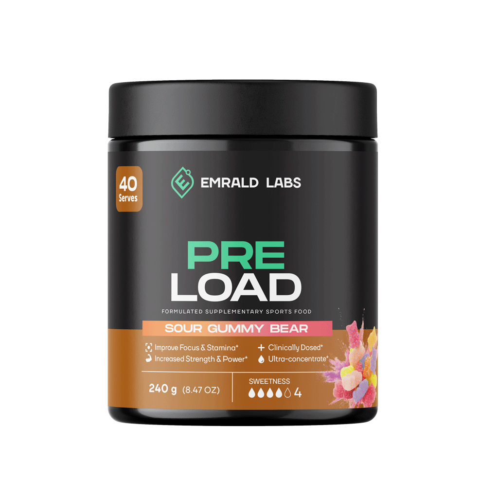 Emrald Labs Pre Load Pre Workout (3) & EL-Pre-Load-240g-SGB