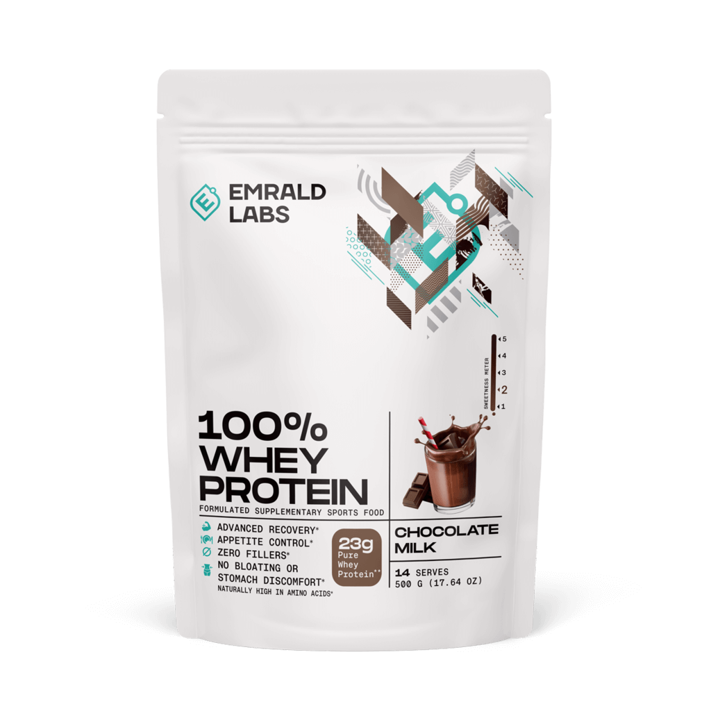 Emrald Labs 100% Whey Protein (35) & Emrald-100%Whey-500g-Choc