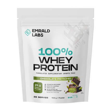 Emrald Labs 100% Whey Protein (45) & Emrald-Whey-908g-ChcPst