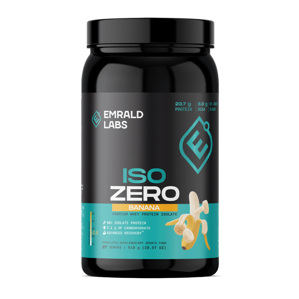 Emrald Labs Iso Zero Protein (4) & Emrald-IsoZero-810g-Ban