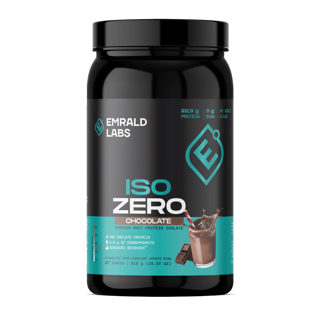 Emrald Labs Iso Zero Protein (5) & Emrald-IsoZero-810g-Choc