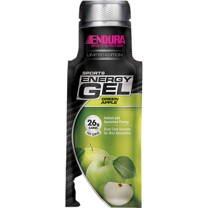 Endura Sports Energy Gels (1) & ENDURA-SEG-20x35g-GREENAP