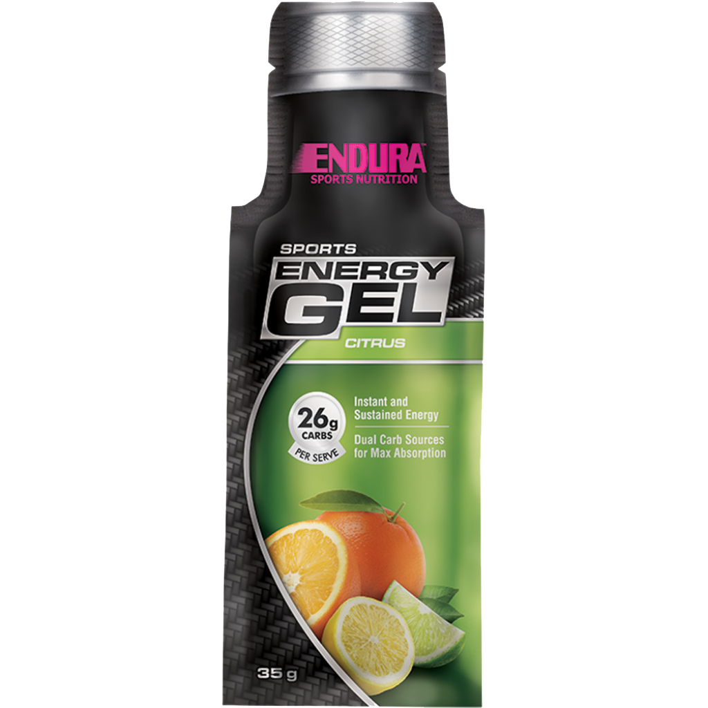 Endura Sports Energy Gels & Endura-SportsEnergyGel-20x35gSatchets--Citrus