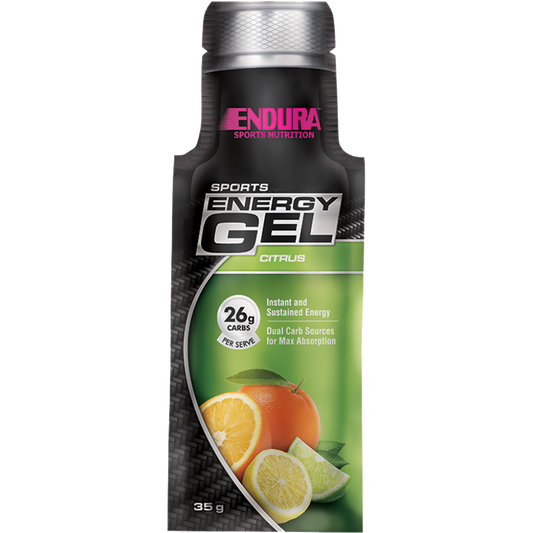 Endura Sports Energy Gels & Endura-SportsEnergyGel-20x35gSatchets--Citrus