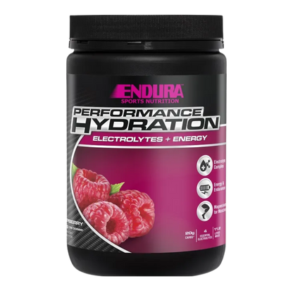 Endura Rehydration Performance Fuel (5) & Endura-RehydrationPerformanceFuel-32Srv-Raspberry