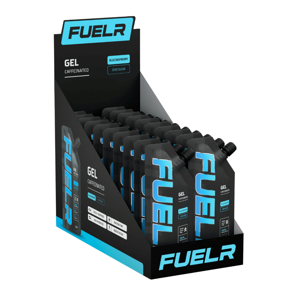 Fuelr - Caffeinated Gel & FUELR-CAFF-GEL-20x60ml-BLURAS