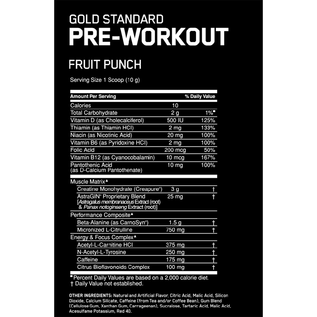 Optimum Nutrition Gold Standard Pre-Workout (8)