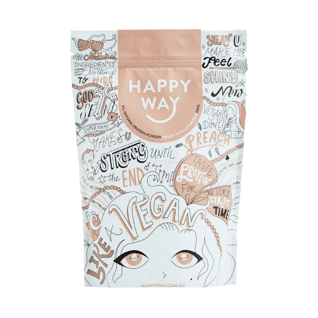Happy Way - Vegan Protein & HappyWay-NatVegan-500g-Van