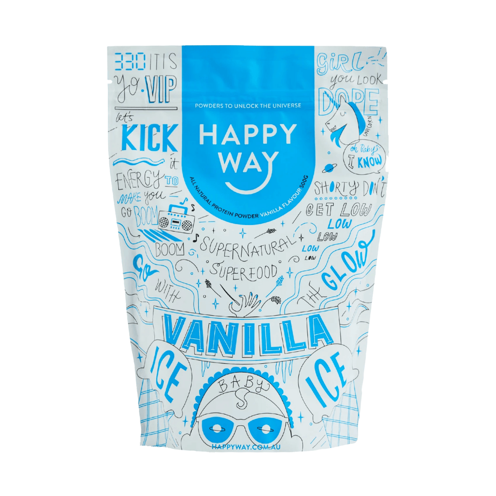 Happy Way Protein (5) & HappyWay-NatWhey-500g-Van